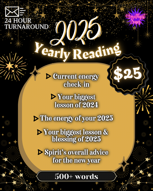 2025 Yearly Reading || Standard ($25) OR In-Depth ($50)